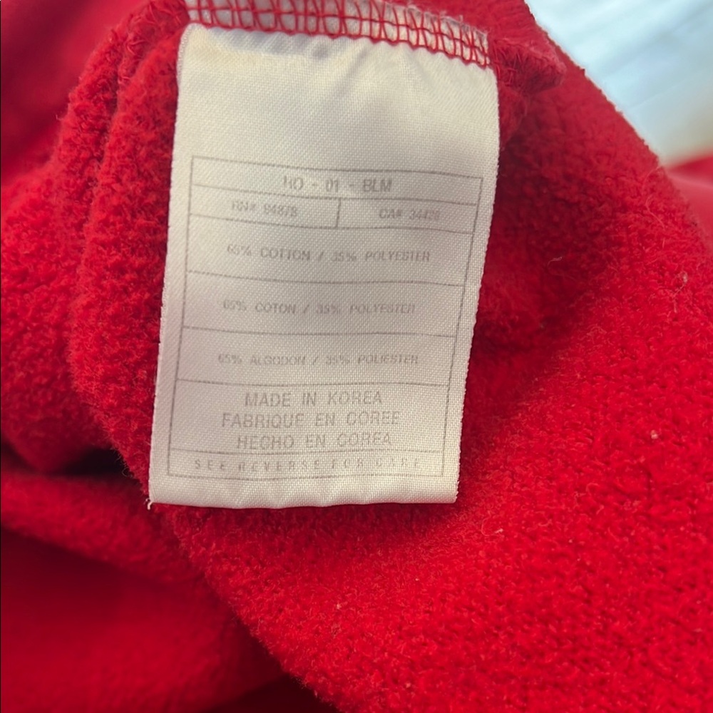 Nike Vintage Nebraska Corn Huskers Football Red Hoodie Men’s Size XL - Picture 13 of 14
